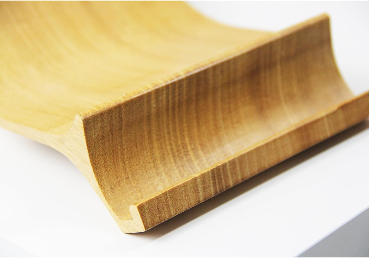 XDK - Wood Laptop Stand for Desk, Ergonomic Height Riser for Notebook Computer up to 15 Inches, Wooden Holder for Macbook/Aluminum Laptops - Serious Techies