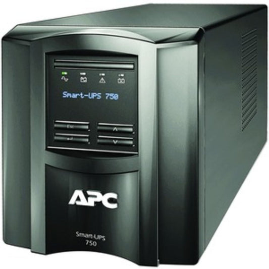 APC - 750VA Smart-Ups with Smartconnect, Pure Sine Wave UPS Battery Backup & Surge Protection (SMT750C) - Serious Techies