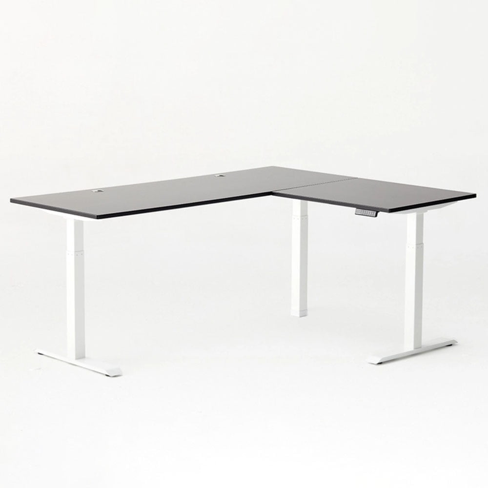 Autonomous - Smartdesk 2 L-Shaped Standing Desk Triple Motor 77 X 64 White - White - Serious Techies