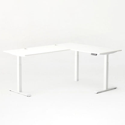 Autonomous - Smartdesk 2 L-Shaped Standing Desk Triple Motor 77 X 64 White - White - Serious Techies