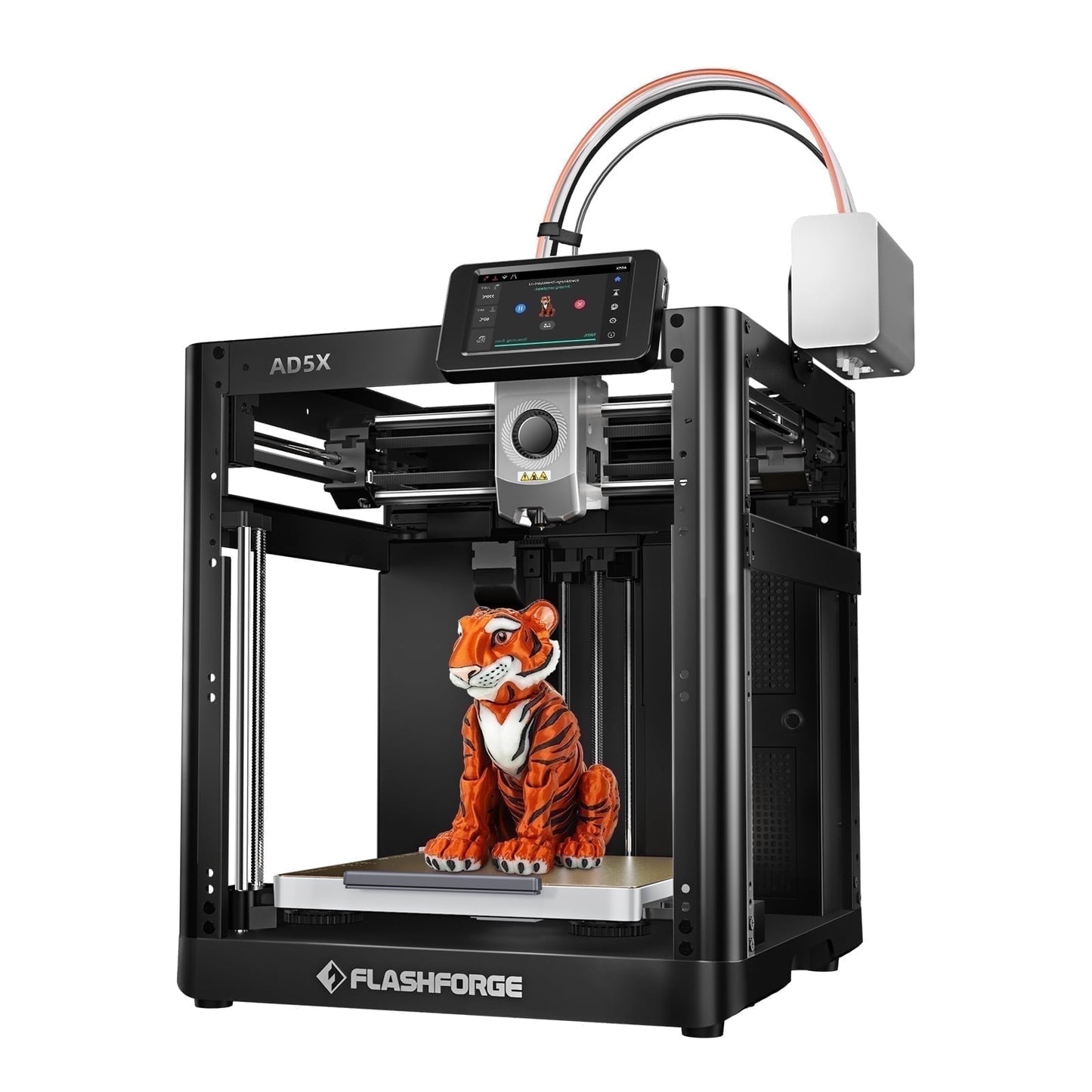 Flashforge - AD5X 3D Printer, Multi-Color Printer for Beginners Home DIY, 1Count, 8.7 X 8.7 X 8.7" - Serious Techies
