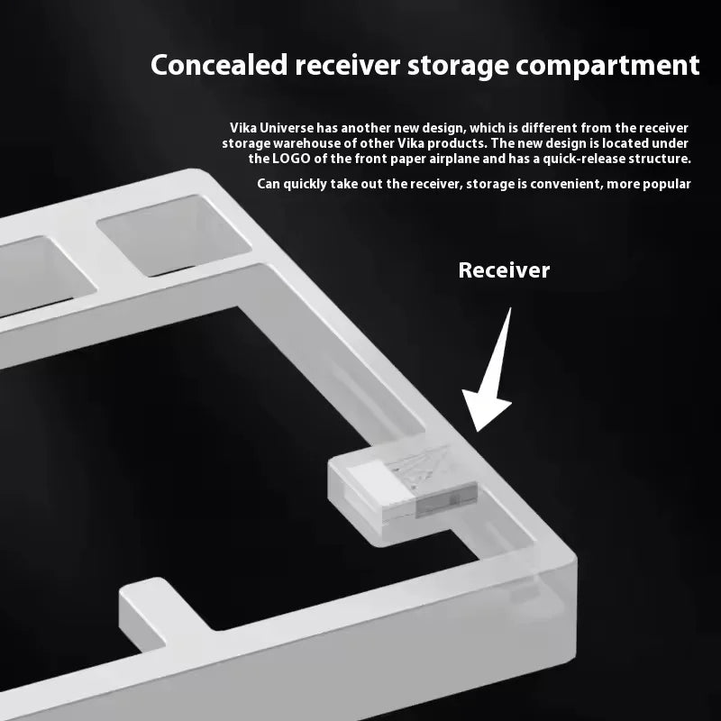 Weikav - D75 Wireless Three Mode Keyboard Kit Rgb Backlight Hot-Swap Aluminum Alloy Mechanical Keyboard Customized Support Qmk/Via - Serious Techies