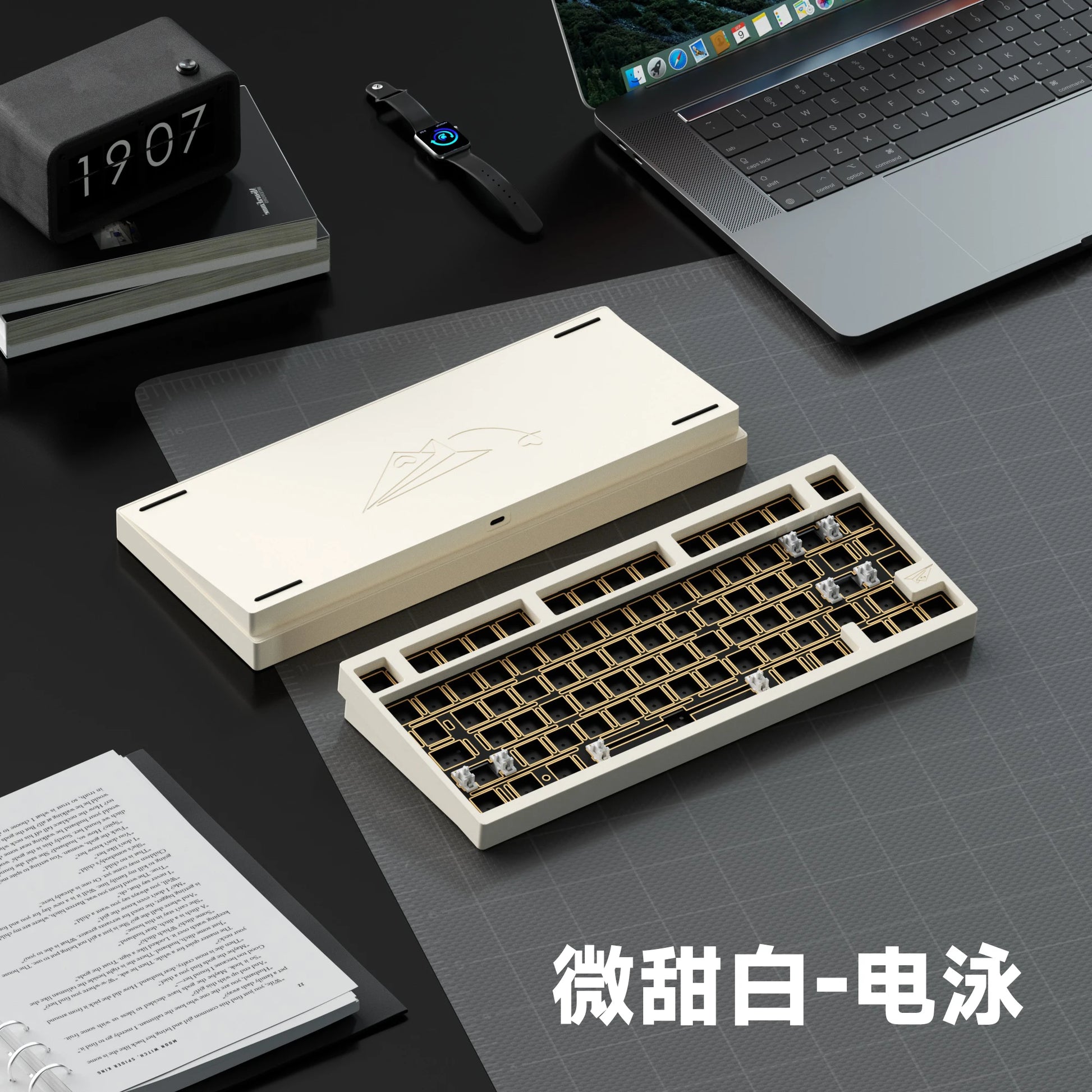 Weikav - D75 Wireless Three Mode Keyboard Kit Rgb Backlight Hot-Swap Aluminum Alloy Mechanical Keyboard Customized Support Qmk/Via - Serious Techies