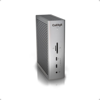 Caldigit -TS5 Thunderbolt 5 Dock - 15 Port, 140W Dedicated Host Charging, 80Gb/S Thunderbolt 5 X4, USB-C 10Gb/S X3, USB-A X2, 2.5Gbe, Dual 8K@60Hz, SD & Microsd UHS-II, 1M Braided Cable, 240W PSU - Serious Techies