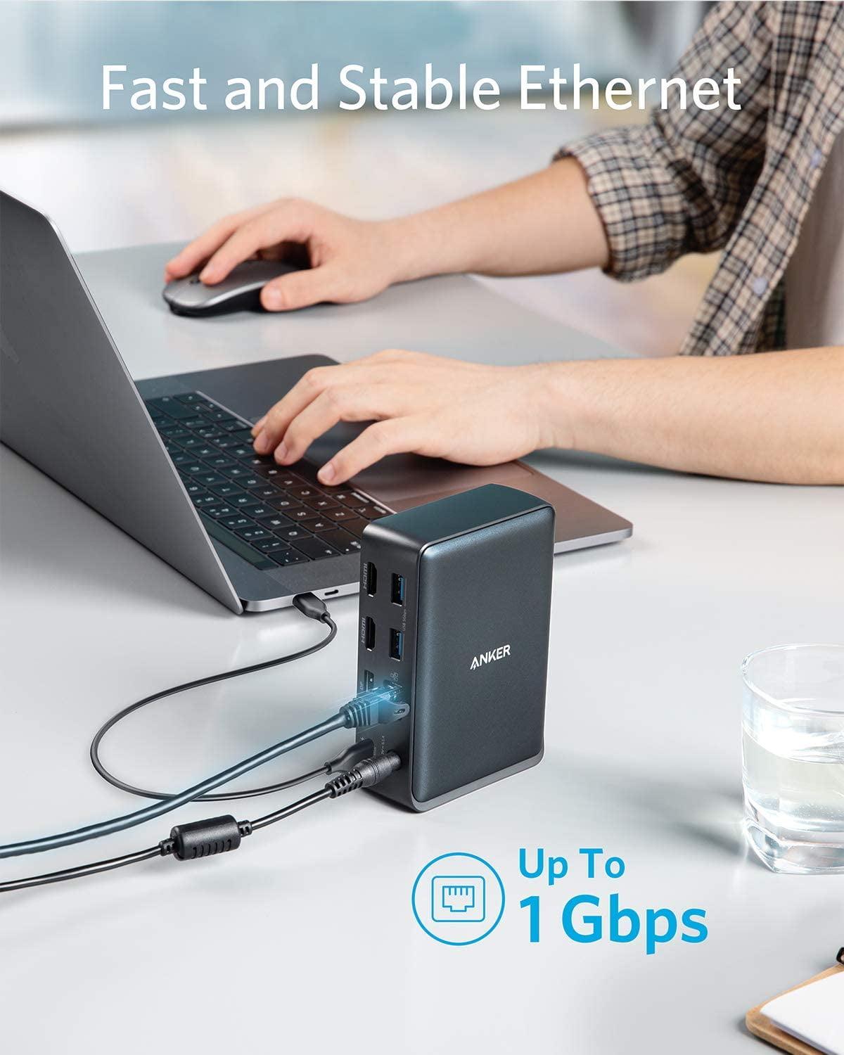 Anker - 13-In-1 USB-C Docking Station USB-C to 4K HDMI, Ethernet, Audio, USB-A Gen 1, USB-C Gen 2, SD 3.0 ,85W & 18W Charging for Laptop/Phone - Serious Techies