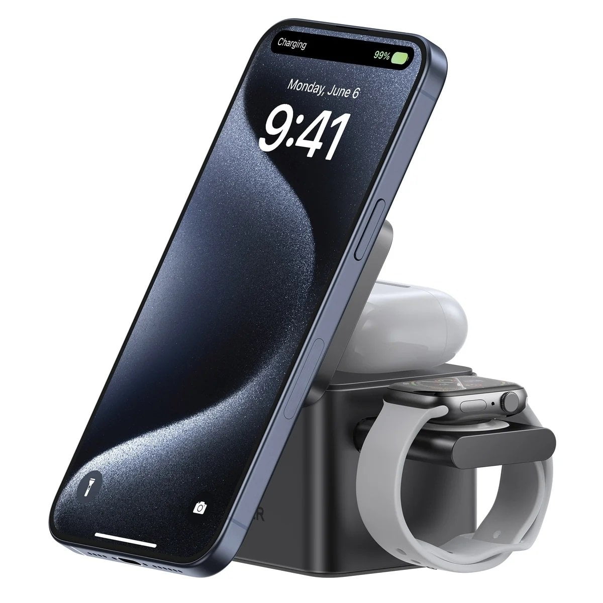 Anker - MagGo 3-In1 Charging Station with Magnetic Charging for Apple Ecosystem - Serious Techies
