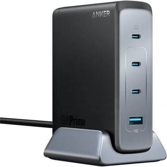 Anker - Prime 240W Gan Desktop Charger (4 Ports) - 240 W - 120 V AC, 230 V AC Input - 5 V DC, 9 V DC, 12 V DC, 15 V DC, 20 V DC Output - 5 A - Serious Techies