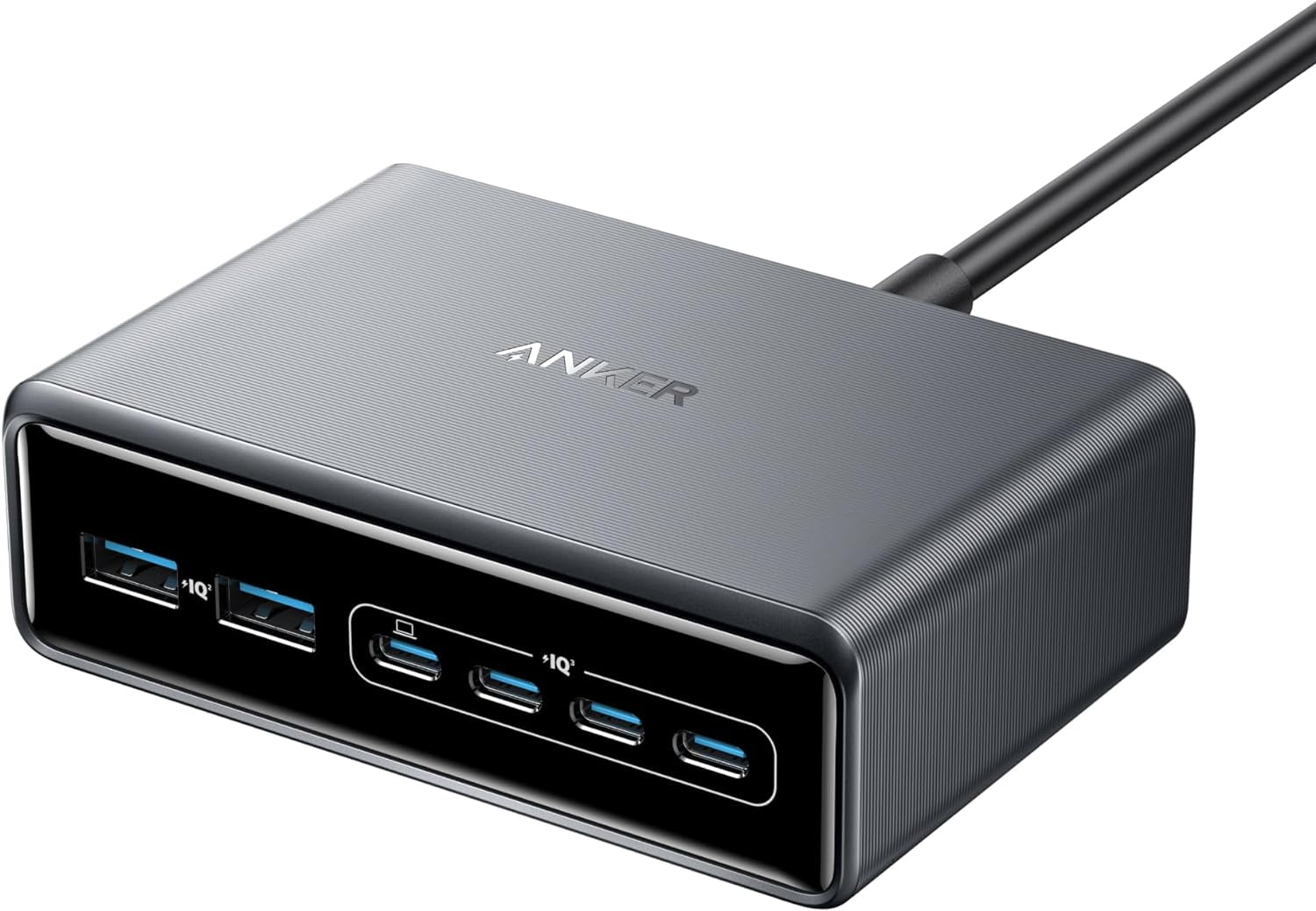 Anker - Prime Charger, 200W 6-Port Gan Charging Station, USB-C PD Fast Charging Desktop Charger - Serious Techies