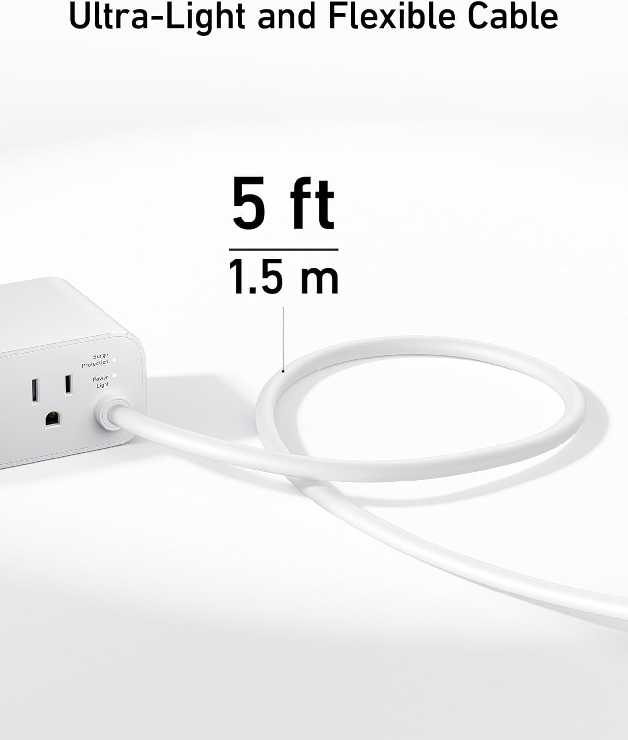Anker - Charging Station(100W Max), 7-In-1 USB C Power Strip for Iphone 15/14 and Macbook Air/Pro, 5Ft Thin Cord,3 AC, 2 USB A,2 USB C,Power Delivery Desktop Accessory for Macbook Pro,Home&Office(White) - Serious Techies