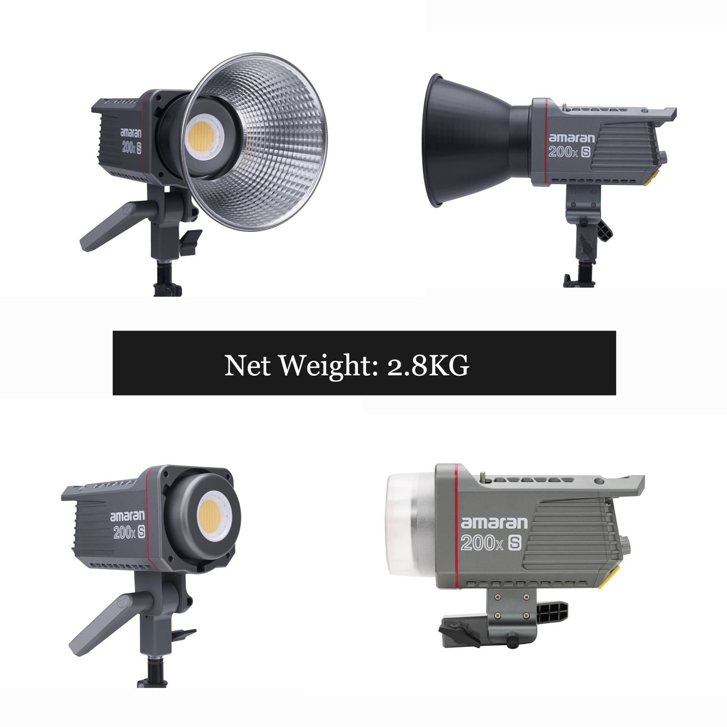 Aputure -  200X-S with Light Dome SE Softbox Light Stand Kit, 200W Bi-Color 2700-6500K LED Video Light with Bowens Mount Sidus Link App Control for Video Production - Serious Techies
