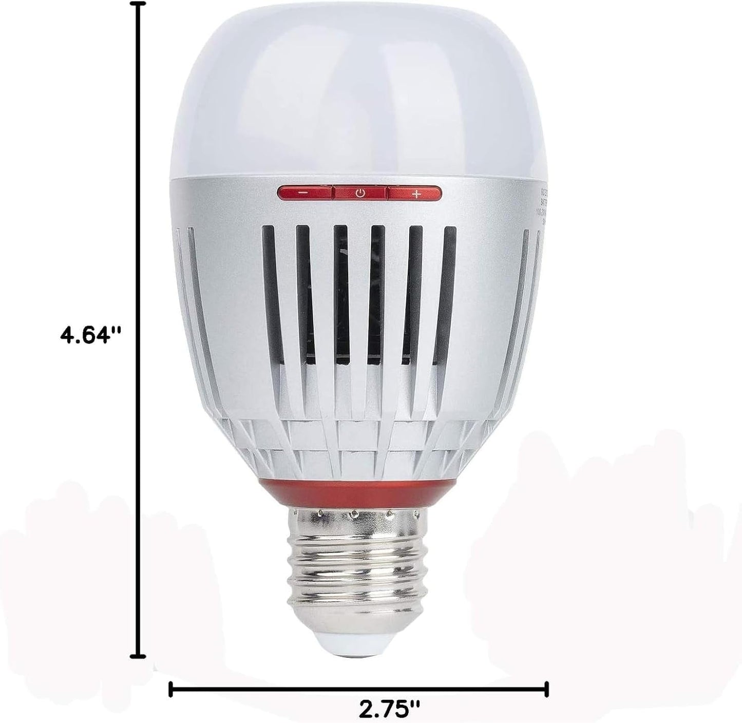 Aputure - Accent B7C Smart Led Light Bulbs 7W RGBWW,TLCI 96+ CRI 95+ 2,000K-10,000K Adjustable 0-100% Stepless Dimming CCT/HSI/FX Mode App Control Built-In Battery/Ac Power via E26/E27 Socket - Serious Techies