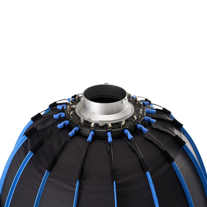 Aputure - Amaran Light Dome 24"/60Cm Parabolic Softbox,Quick Release with Diffusers/Grid/Bag for Bowens Mount Continuous Lighting Compatible with  600D/Amaran 300C/150C/200X S/100X/60X, - Serious Techies