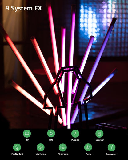 Aputure - Amaran Pt2C RGBWW Full Color Stick Led Pixel Tube Light Wand CCT 2700K to 10000K Built-In 12 DMX Profiles (Amaran Pt2C 60Cm) - Serious Techies