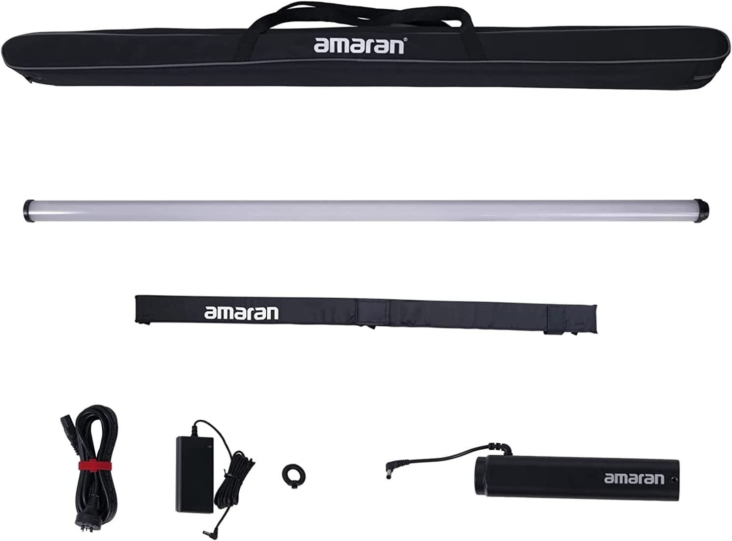 Aputure - Amaran T4C RGBWW Full-Color LED Tube Light,2500K~7500K Adjustable RGB Video Light Wand Stick,Cri 95+ TLCI 98+,15 Light Effects APP Control OLED Display - Serious Techies