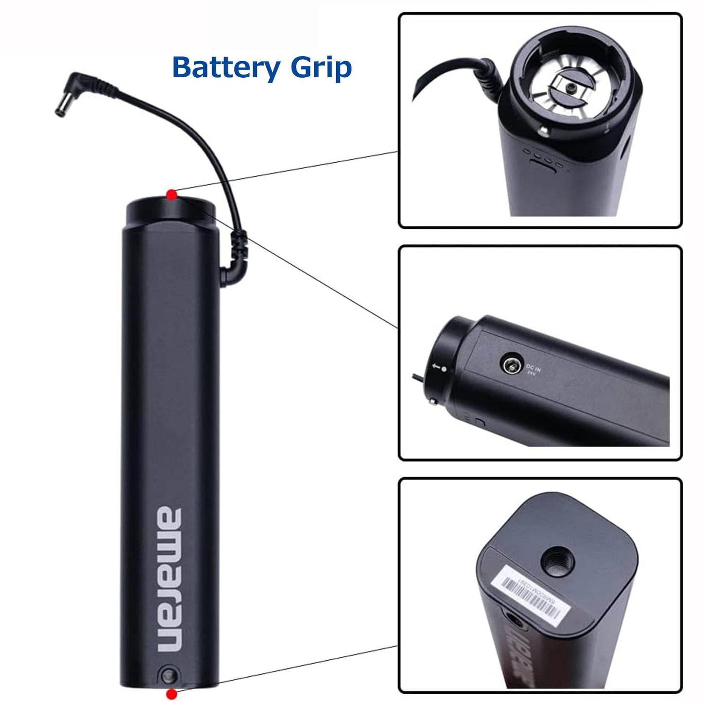 Aputure - Amaran T4C RGBWW LED Tube Light,40W 2500K-7500K Adjustable handheld Light Wand Support APP and DMX Control (120Cm) - Serious Techies