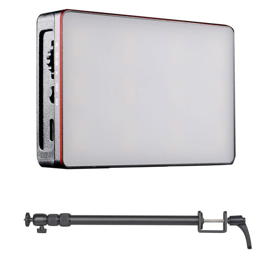 Aputure - MC 5W RGBWW Mini LED Light, Bundle with Godox ES-TMR Telescopic Mounting Rod - Serious Techies