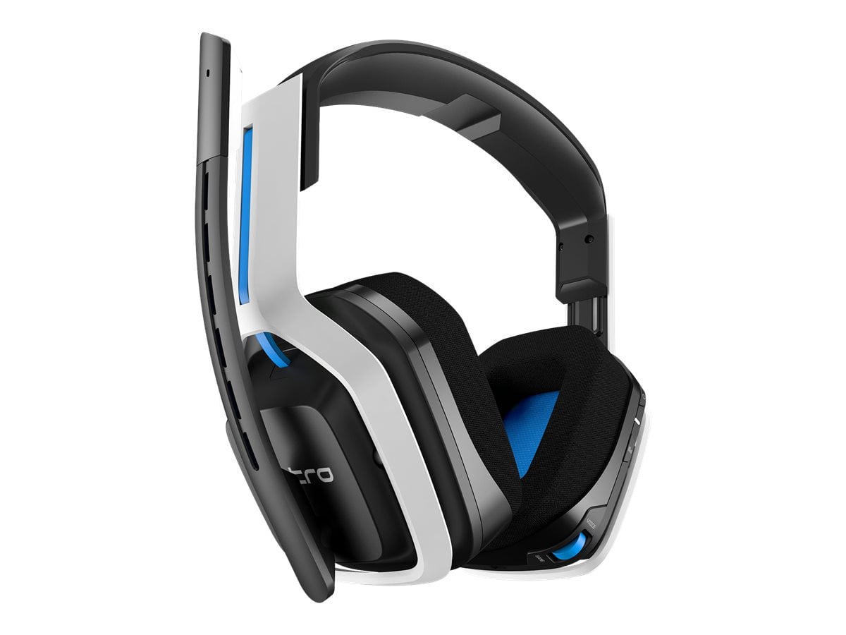 ASTRO - Gaming A20 Wireless Headset Gen 2 for Playstation 5, Playstation 4, PC & Mac - White/Blue - Serious Techies