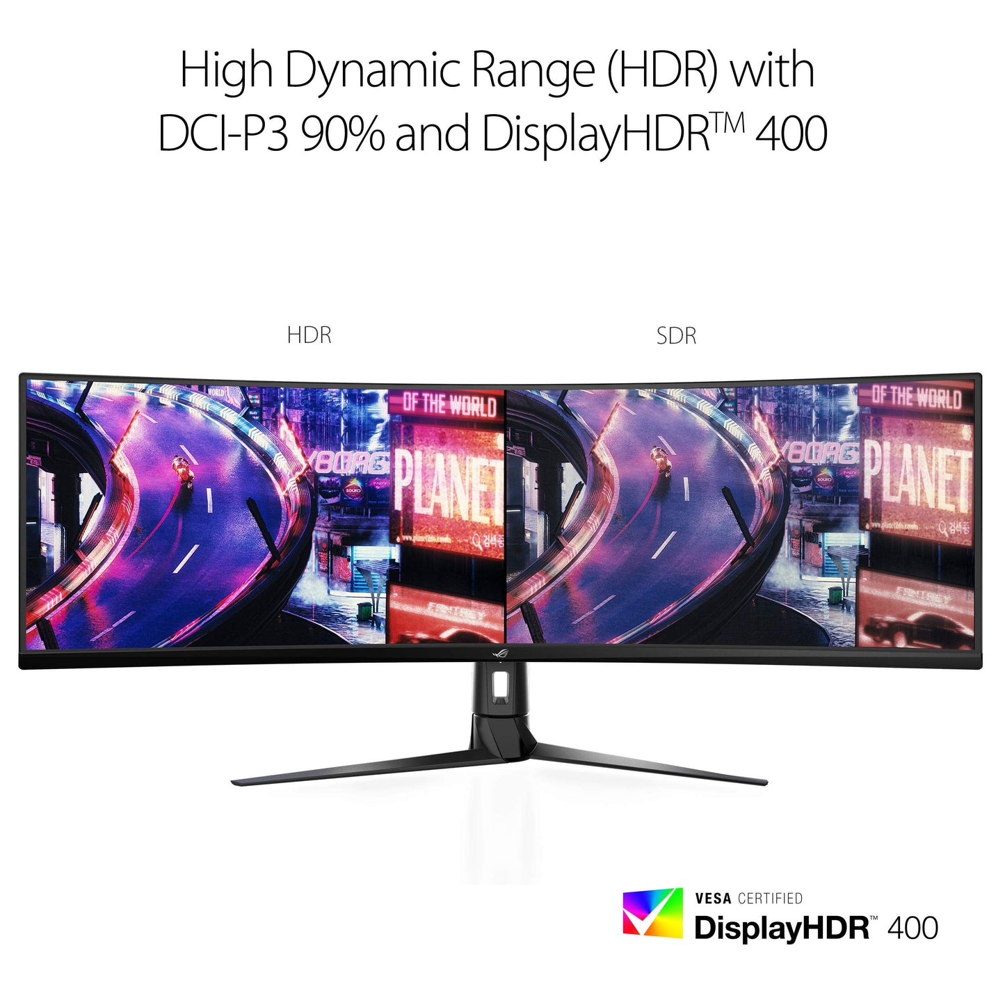 Asus - ROG Strix XG49VQ 49" Curved Gaming Freesync Monitor 144Hz Dual Full HD HDR Eye Care with DP HDMI Black - Serious Techies