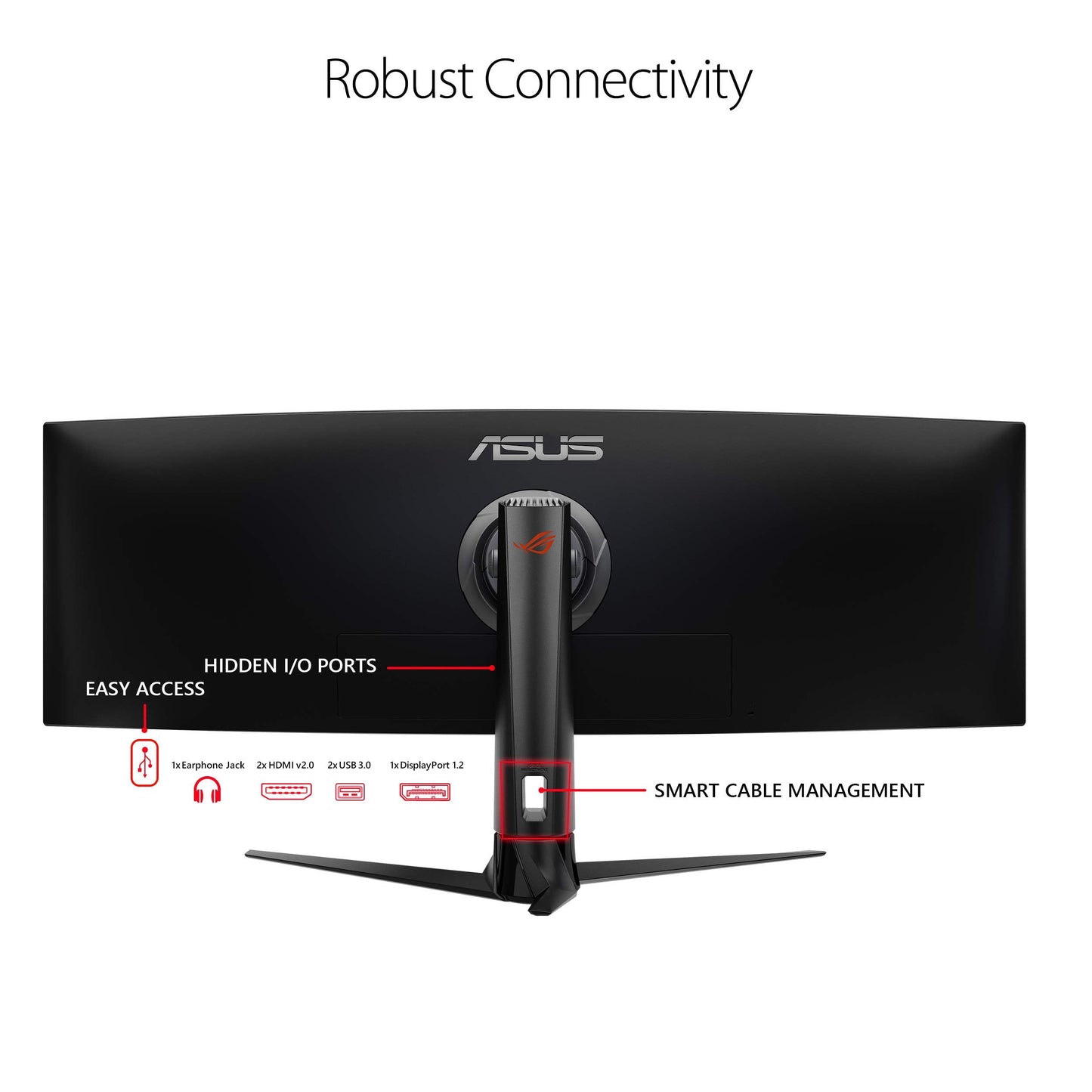 Asus - ROG Strix XG49VQ 49" Curved Gaming Freesync Monitor 144Hz Dual Full HD HDR Eye Care with DP HDMI Black - Serious Techies