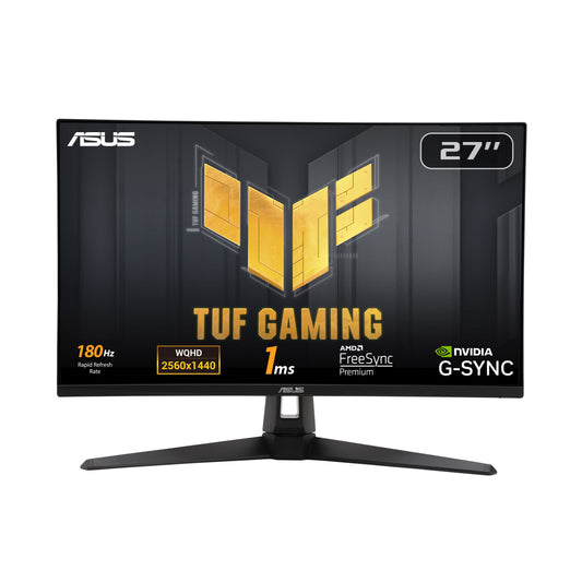 ASUS - TUF Gaming VG27AQ3AZ Gaming Monitor – 27" QHD (2560X1440), 180Hz, Fast IPS, 1Ms (GTG) - Serious Techies