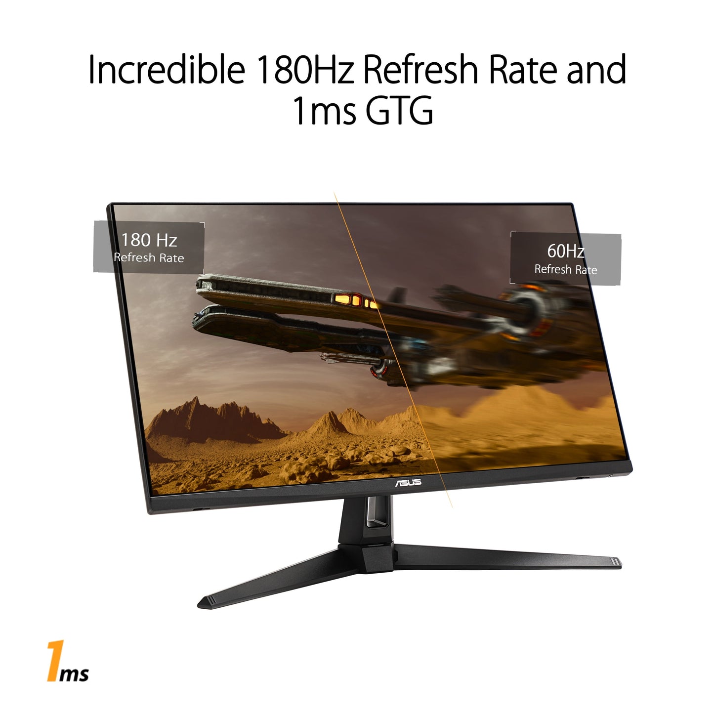 ASUS - TUF Gaming VG27AQ3AZ Gaming Monitor – 27" QHD (2560X1440), 180Hz, Fast IPS, 1Ms (GTG) - Serious Techies