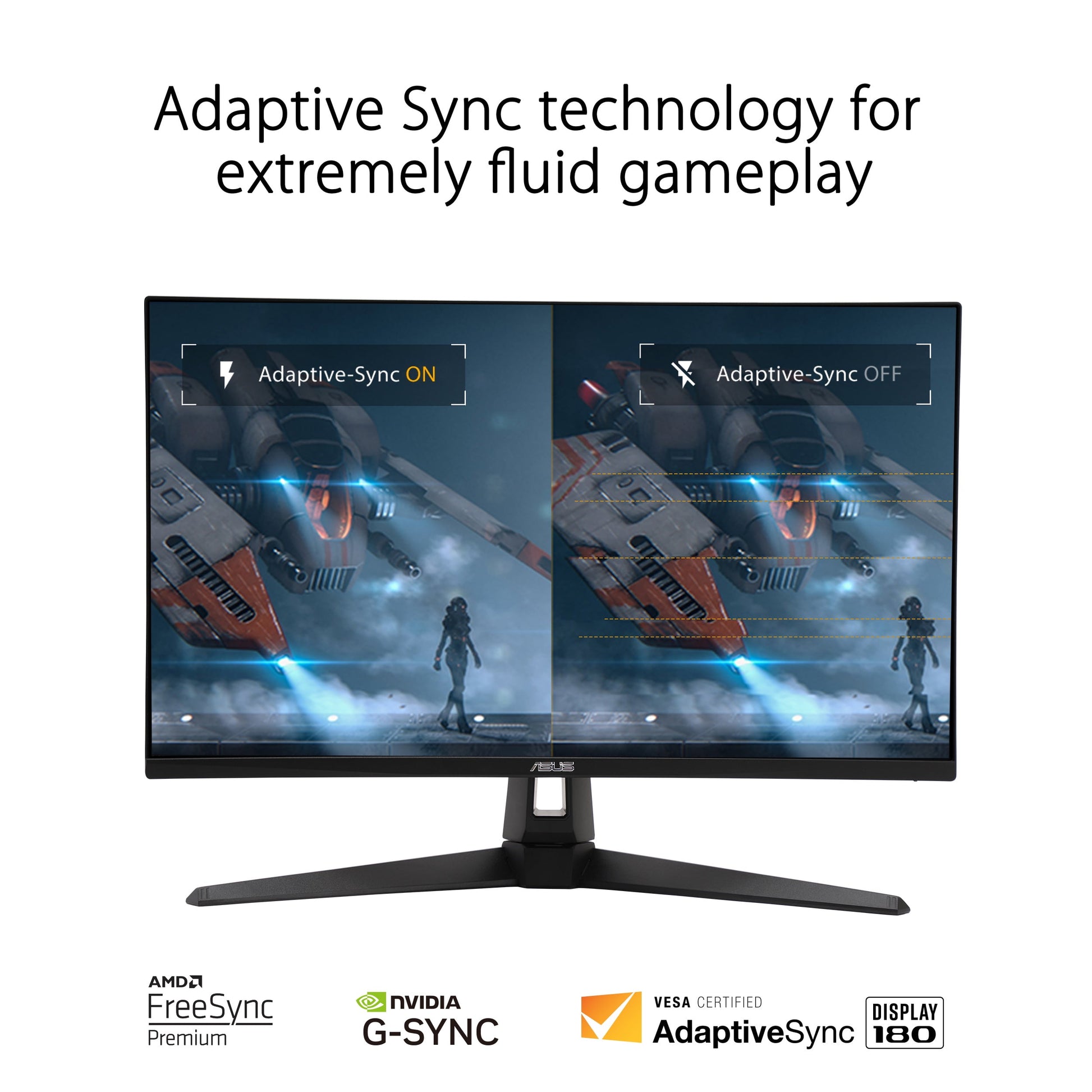 ASUS - TUF Gaming VG27AQ3AZ Gaming Monitor – 27" QHD (2560X1440), 180Hz, Fast IPS, 1Ms (GTG) - Serious Techies