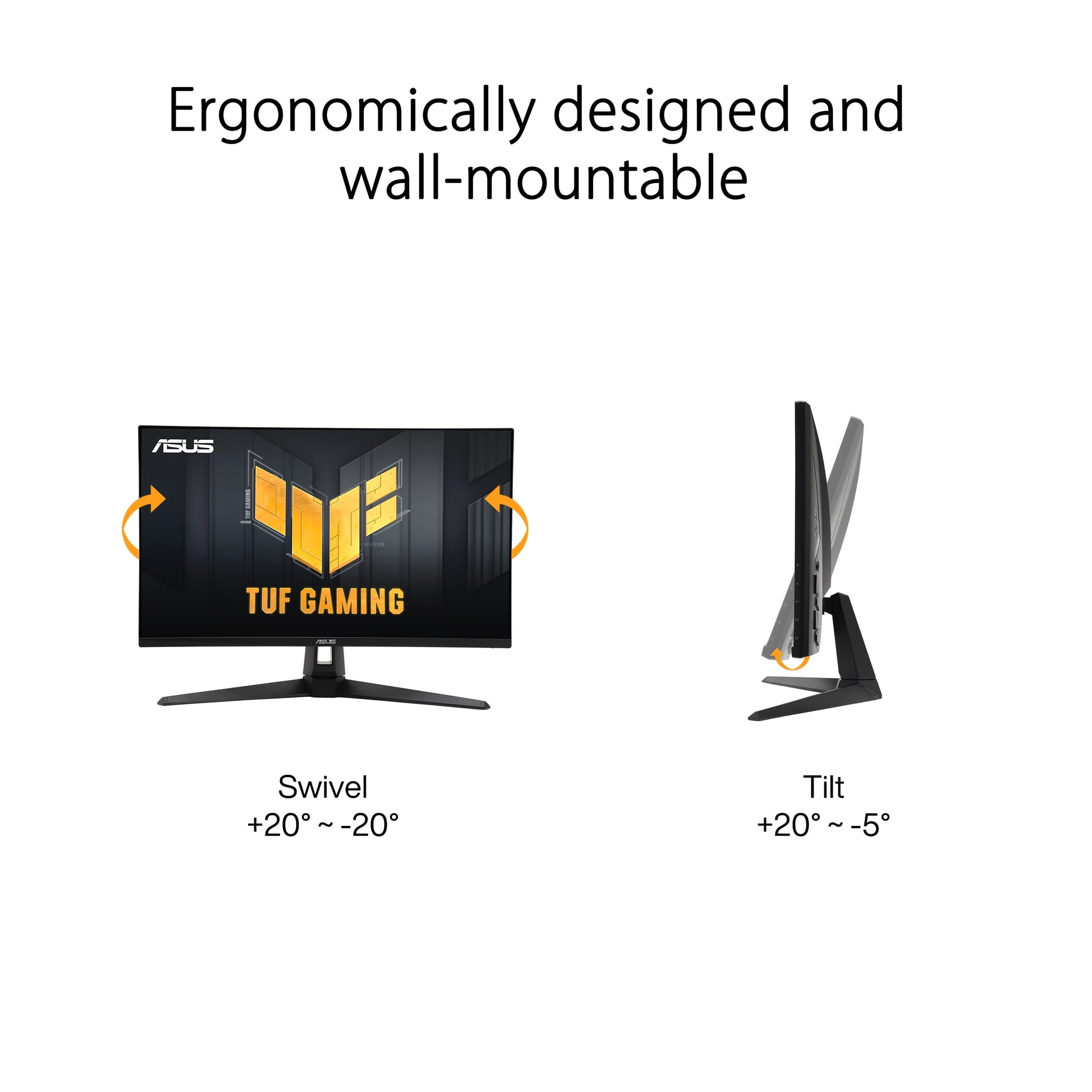 ASUS - TUF Gaming VG27AQ3AZ Gaming Monitor – 27" QHD (2560X1440), 180Hz, Fast IPS, 1Ms (GTG) - Serious Techies