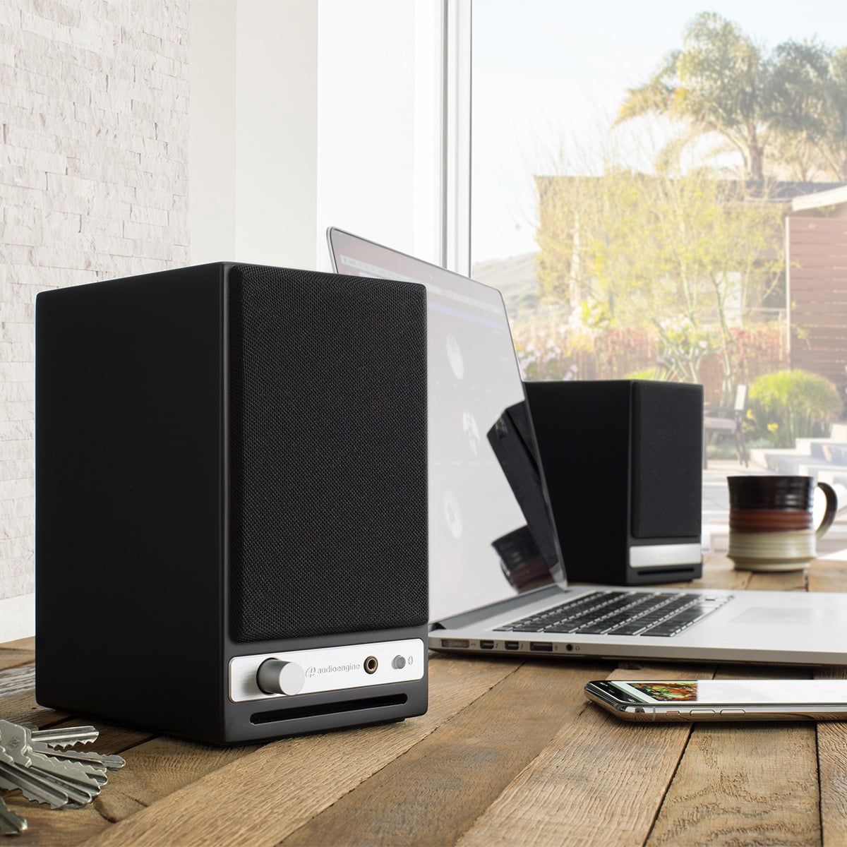 Audioengine - HD3 Powered Bluetooth Bookshelf Speakers - Pair (Satin Black) - Serious Techies