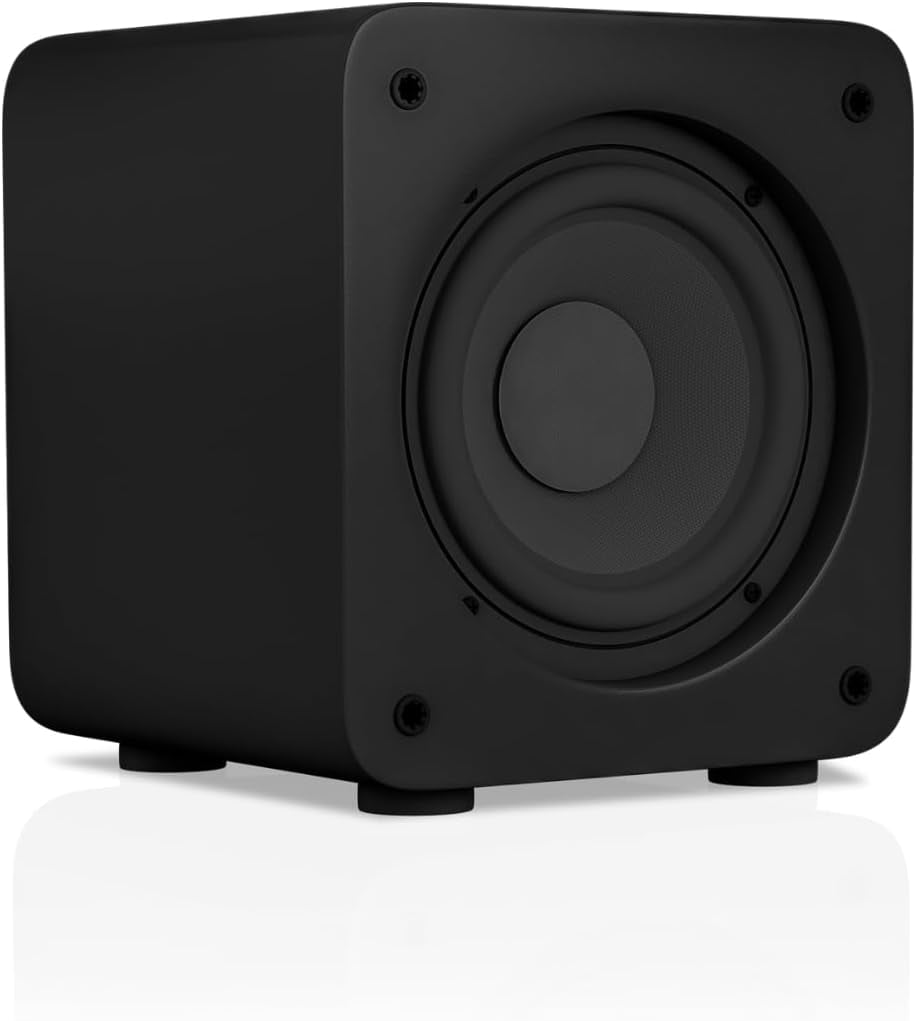 Audioengine - S6 6" Powered Compact Subwoofer (Black) - Serious Techies