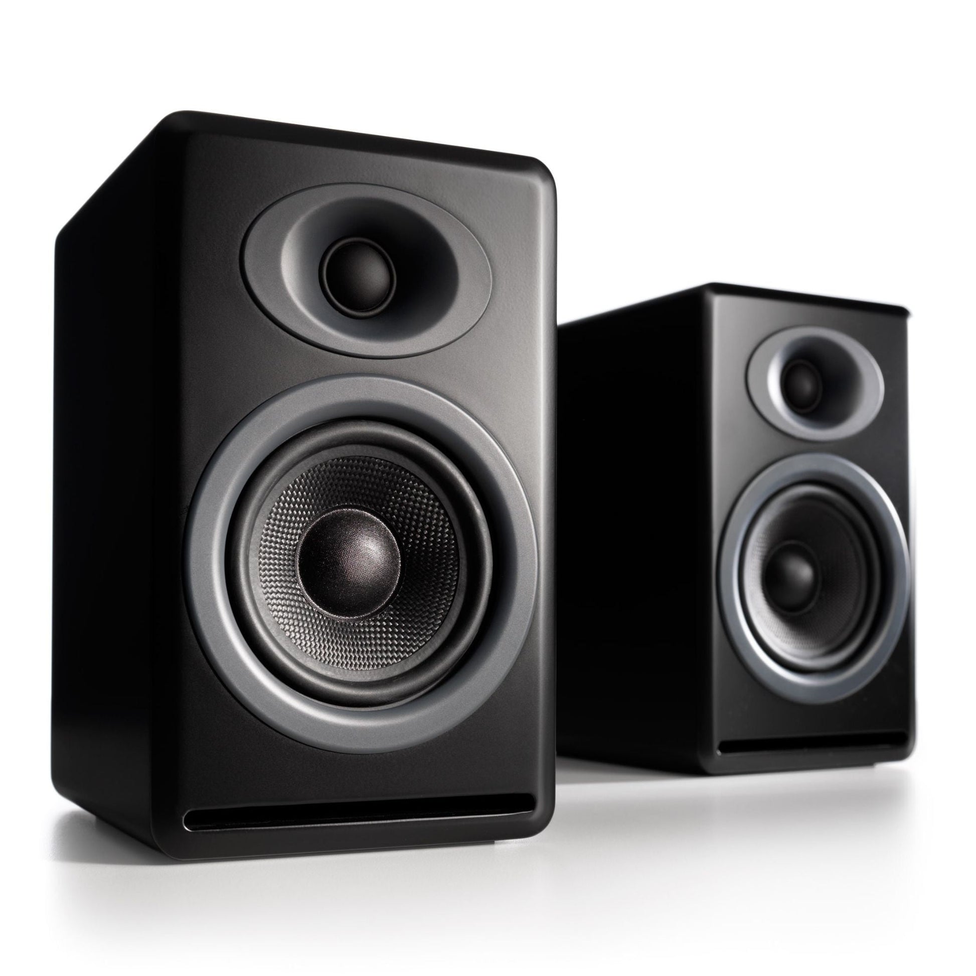 Audioengine - P4N 2-Way Shelf Mount, Wall Mountable, Stand Mountable Speaker, 125 W RMS, Caramel - Serious Techies