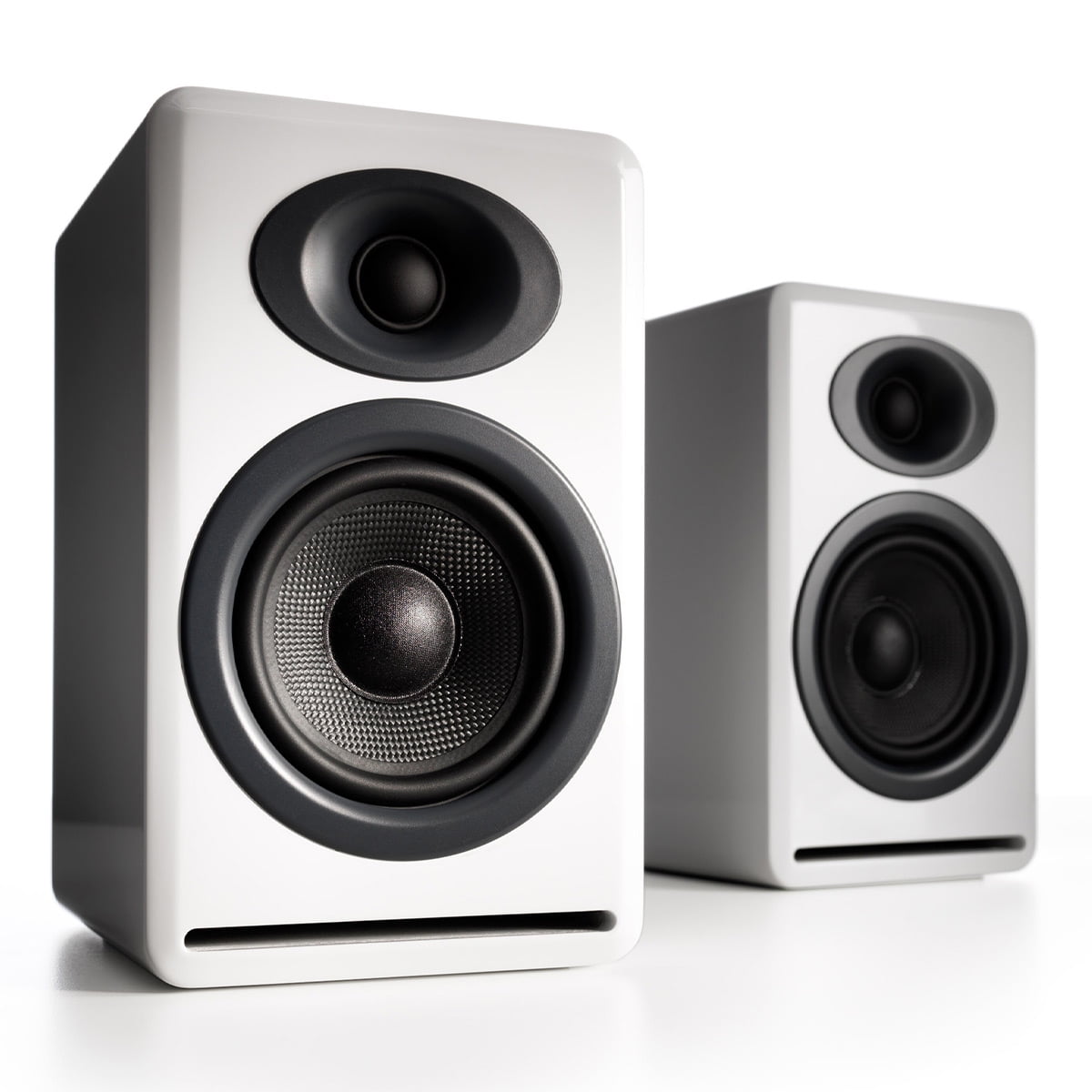 Audioengine - P4N 2-Way Shelf Mount, Wall Mountable, Stand Mountable Speaker, 125 W RMS, Caramel - Serious Techies