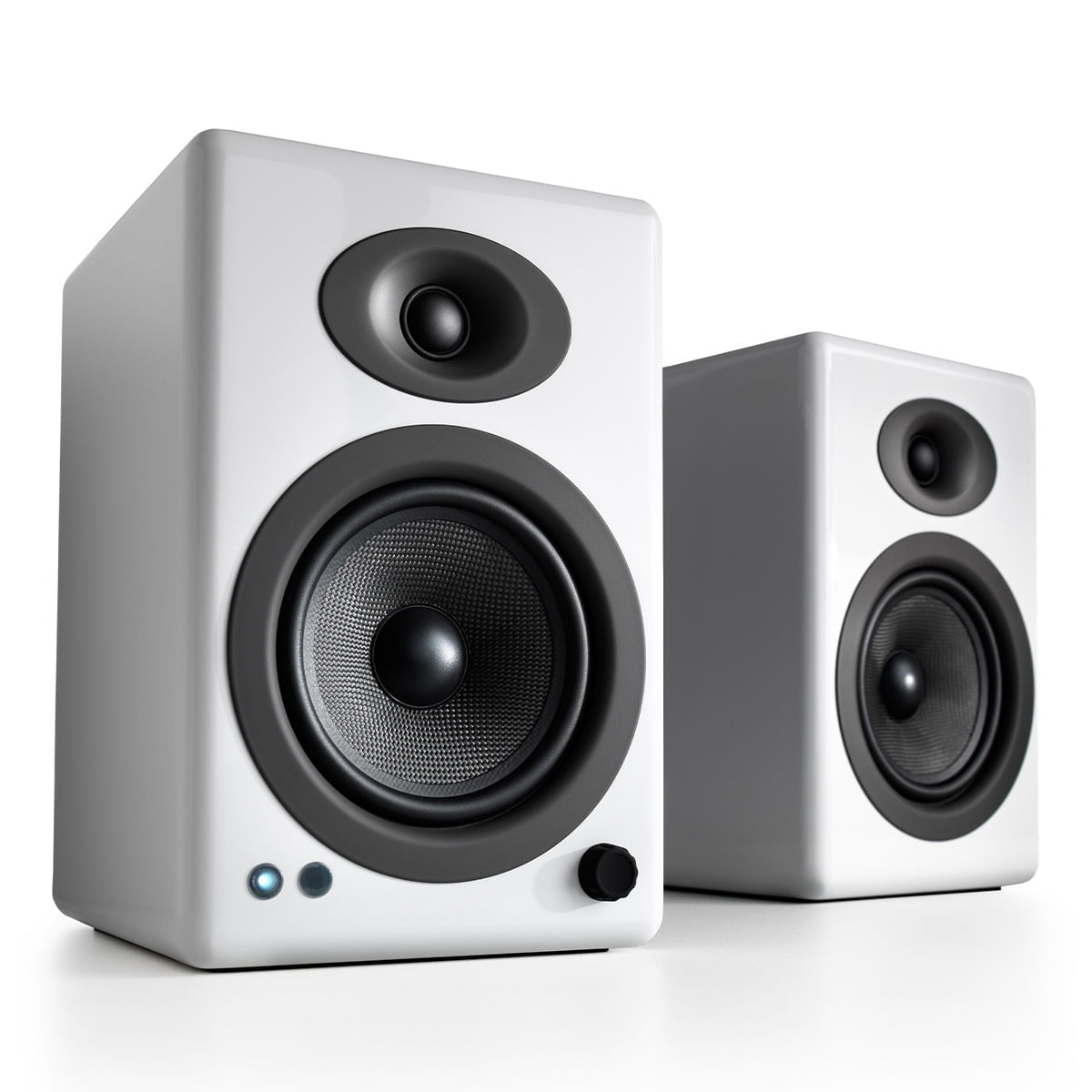 Audioengine - A5+ Classic Powered Bookshelf Speakers - Pair (White) - Serious Techies