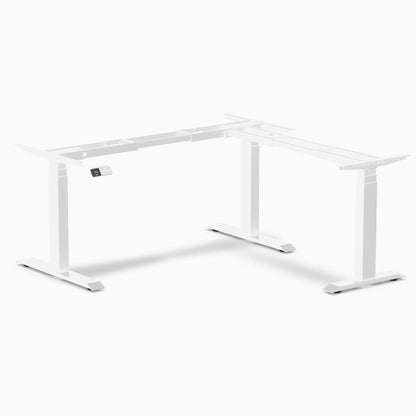 Desky - Sit Stand L-Shape Desk Frame - Matte Black - Serious Techies