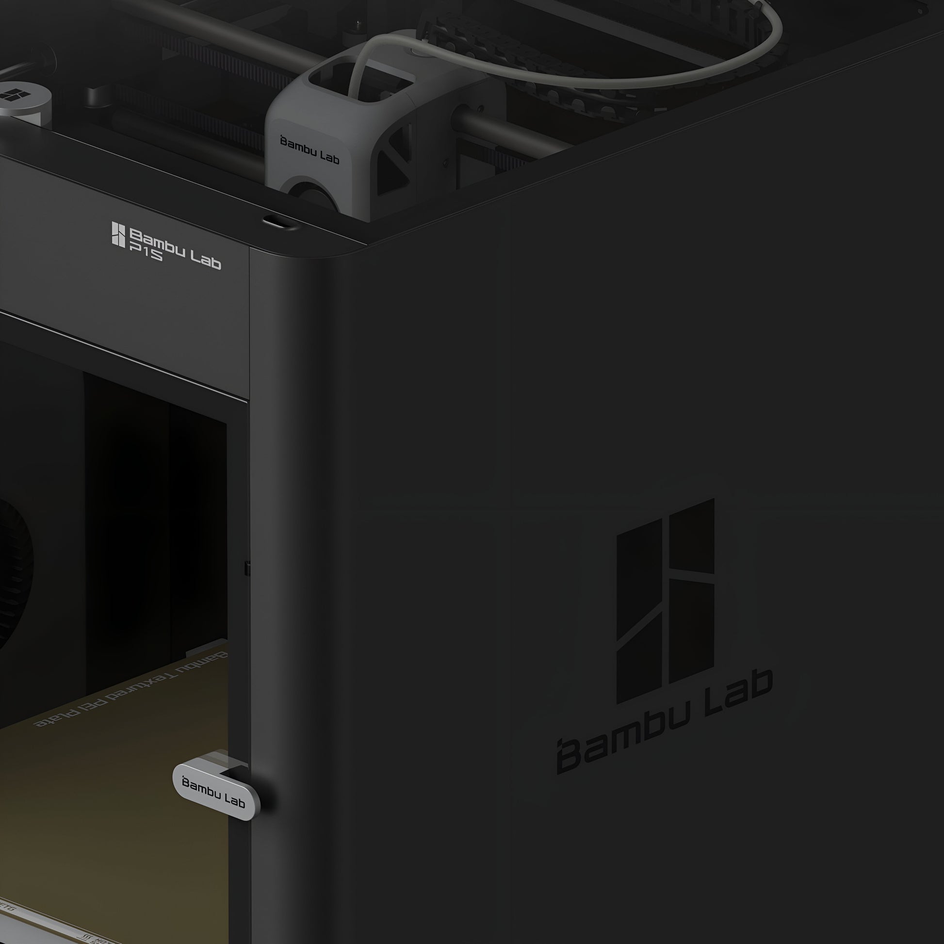 Bambu Lab - P1S Craft 3D Printer with Auto-Leveling, Enclosed Frame, 256×256×256 Mm Build Volume, 0.1 Mm Layer, 0.4 Mm Nozzle - Serious Techies