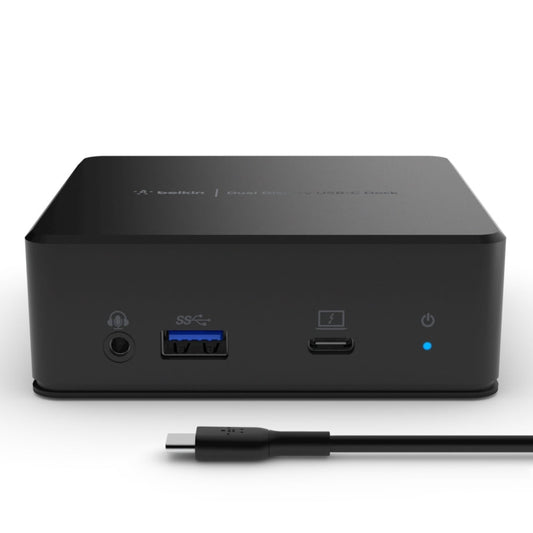 Belkin - USB C Docking Station - USB Hub Dual 4K Computer Monitor Display - Dual HDMI, Thunderbolt, USB, Ethernet Ports - USB C Hub - 85W PD Power Delivery for Macbook Pro, Ipad Pro & Chromebook Laptop - Serious Techies