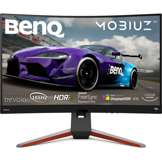 BenQ - MOBIUZ 34" Ultrawide 1000R Curved Gaming Monitor, Black - Serious Techies