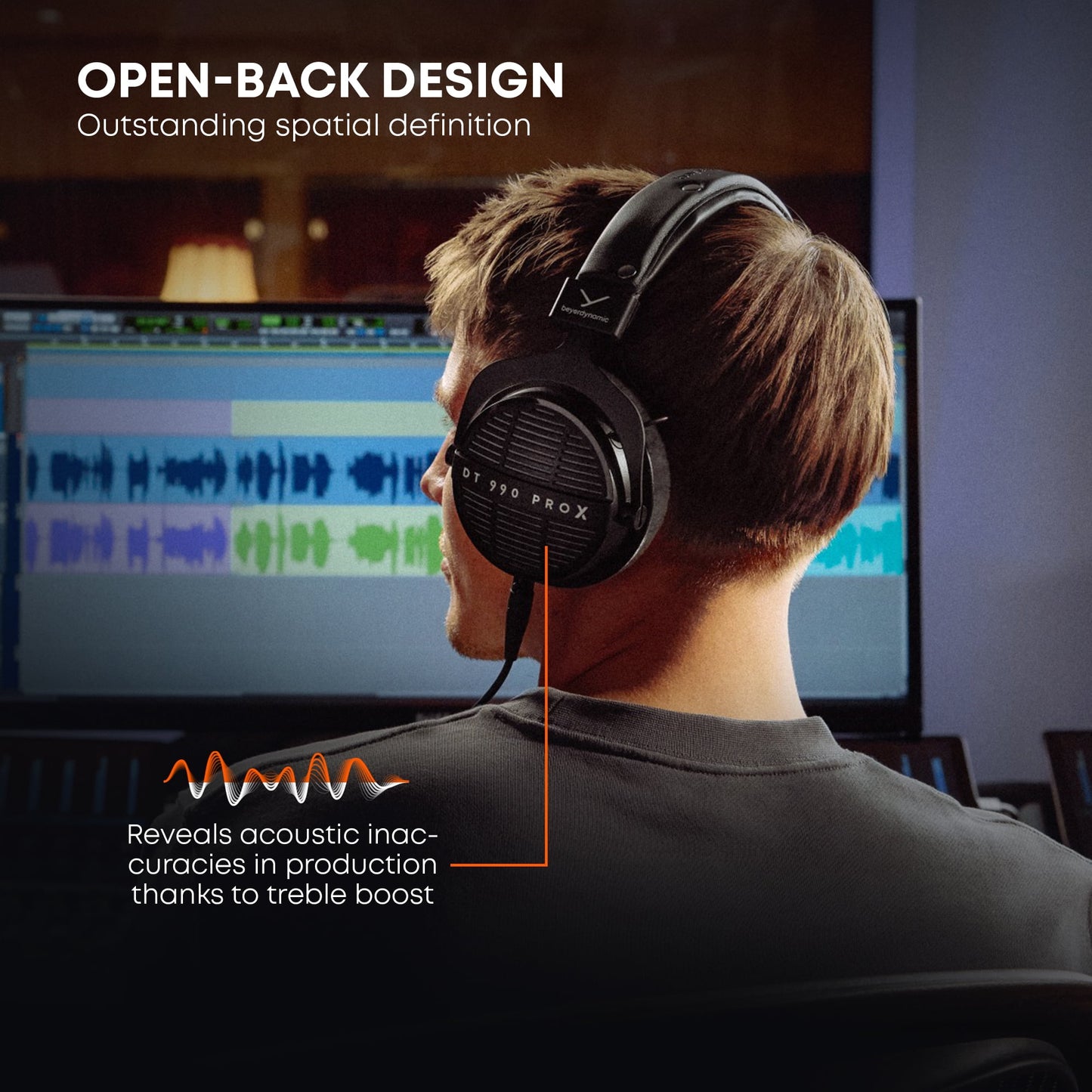 beyerdynamic - DT 990 PRO X Studio Headphones for Critical Listening and Editing (Open-Back) - Serious Techies