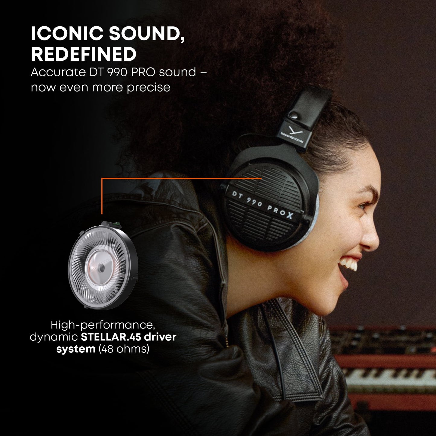 beyerdynamic - DT 990 PRO X Studio Headphones for Critical Listening and Editing (Open-Back) - Serious Techies
