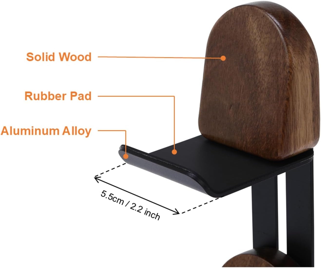  Blingwider - Game Controller Holder 2 Tier,Adjustable Game Controller Stand for Ps/Xbox/Switch/Nintendo,Game Controller Organizer,Accessories Managment on the Desk,Solid Wood,Matte Black - Serious Techies