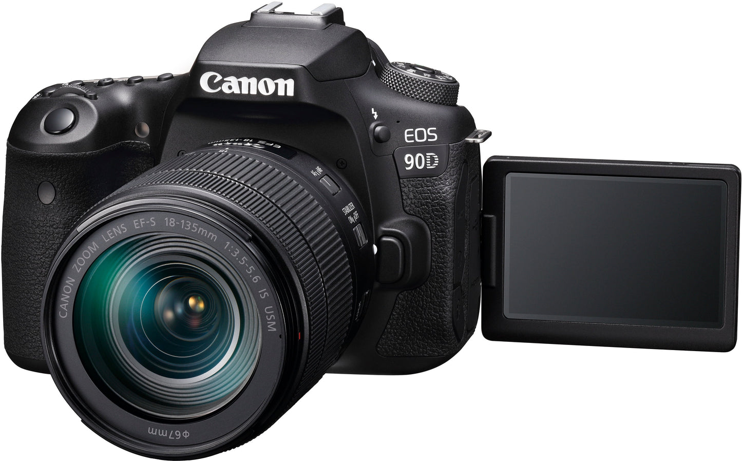 Canon - EOS 90D - Digital Camera - SLR - 32.5 MP - 4K / 30 Fps - 7.5X Optical Zoom EF-S 18-135Mm IS USM Lens - Wi-Fi, Bluetooth - Serious Techies