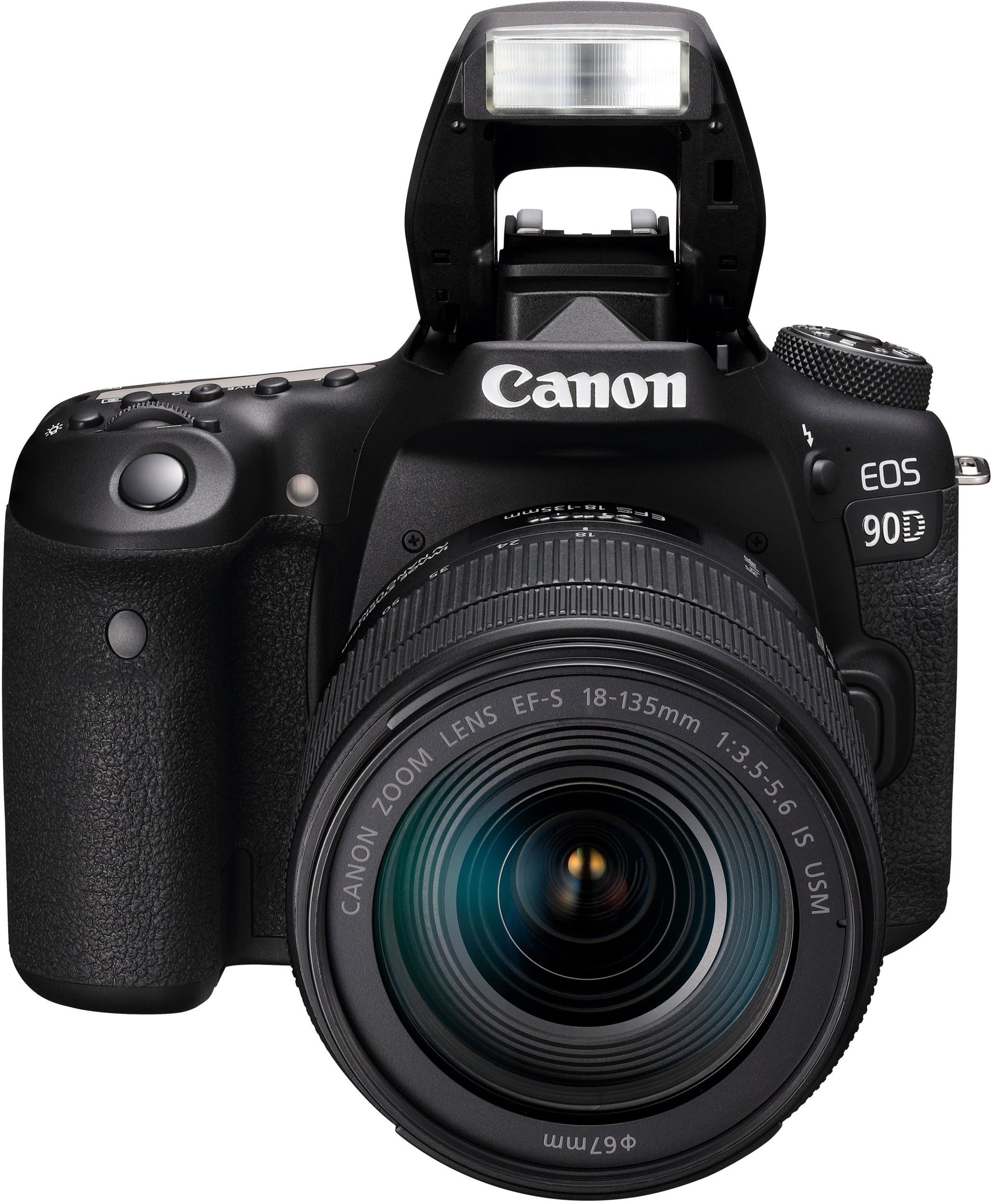 Canon - EOS 90D - Digital Camera - SLR - 32.5 MP - 4K / 30 Fps - 7.5X Optical Zoom EF-S 18-135Mm IS USM Lens - Wi-Fi, Bluetooth - Serious Techies