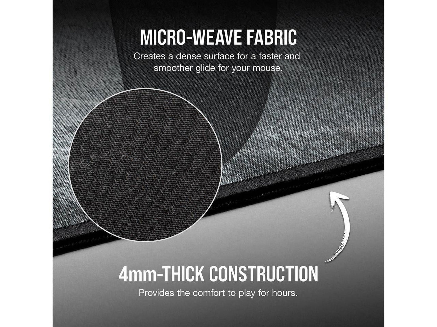 Corsair - MM350 PRO Premium Spill-Proof Cloth Gaming Mouse Pad, Extended XL - Serious Techies
