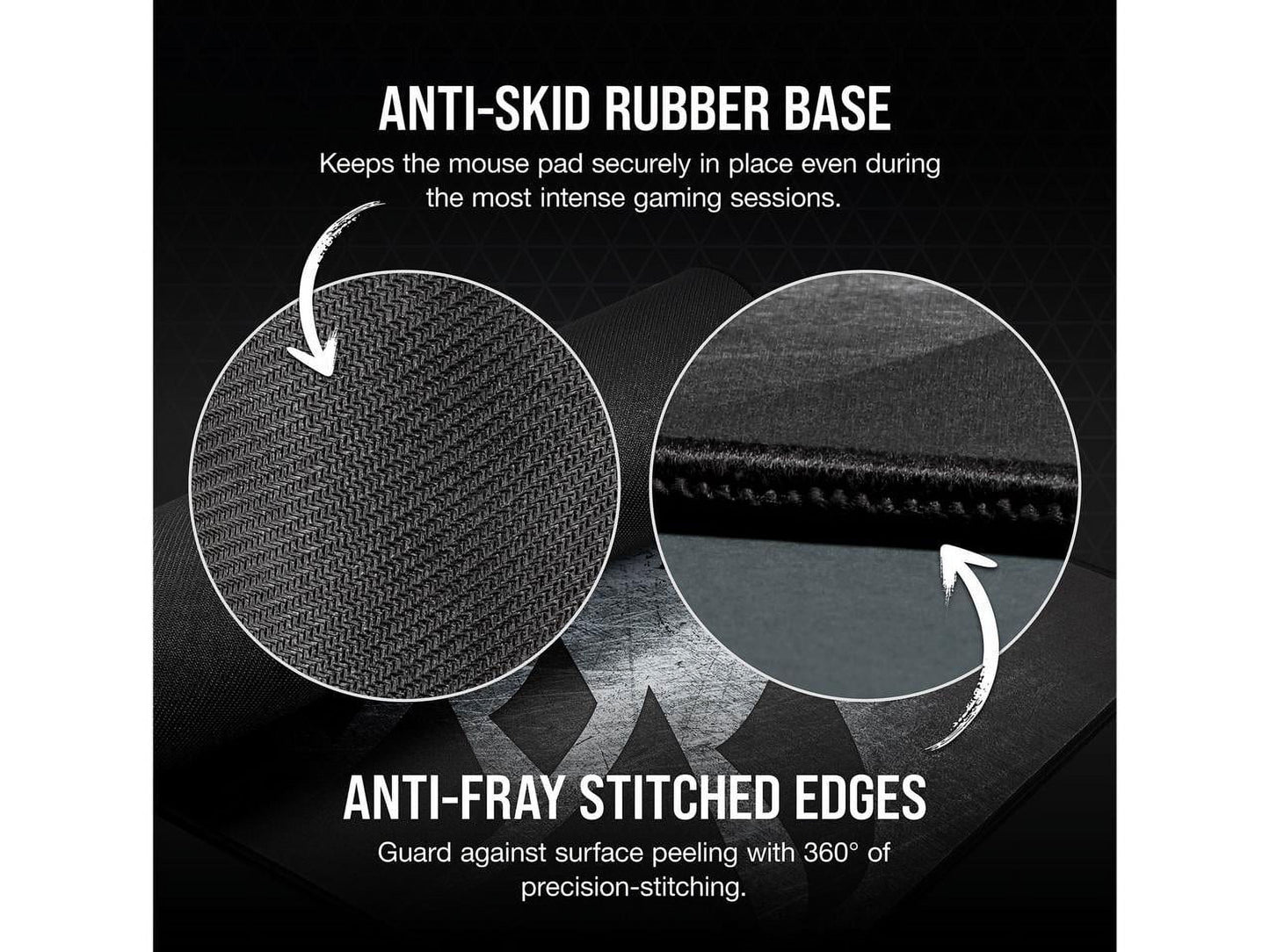 Corsair - MM350 PRO Premium Spill-Proof Cloth Gaming Mouse Pad, Extended XL - Serious Techies
