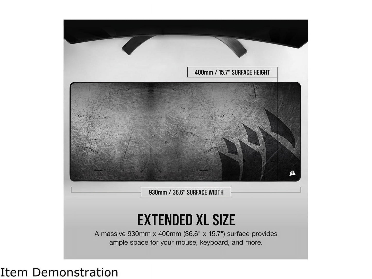 Corsair - MM350 PRO Premium Spill-Proof Cloth Gaming Mouse Pad, Extended XL - Serious Techies