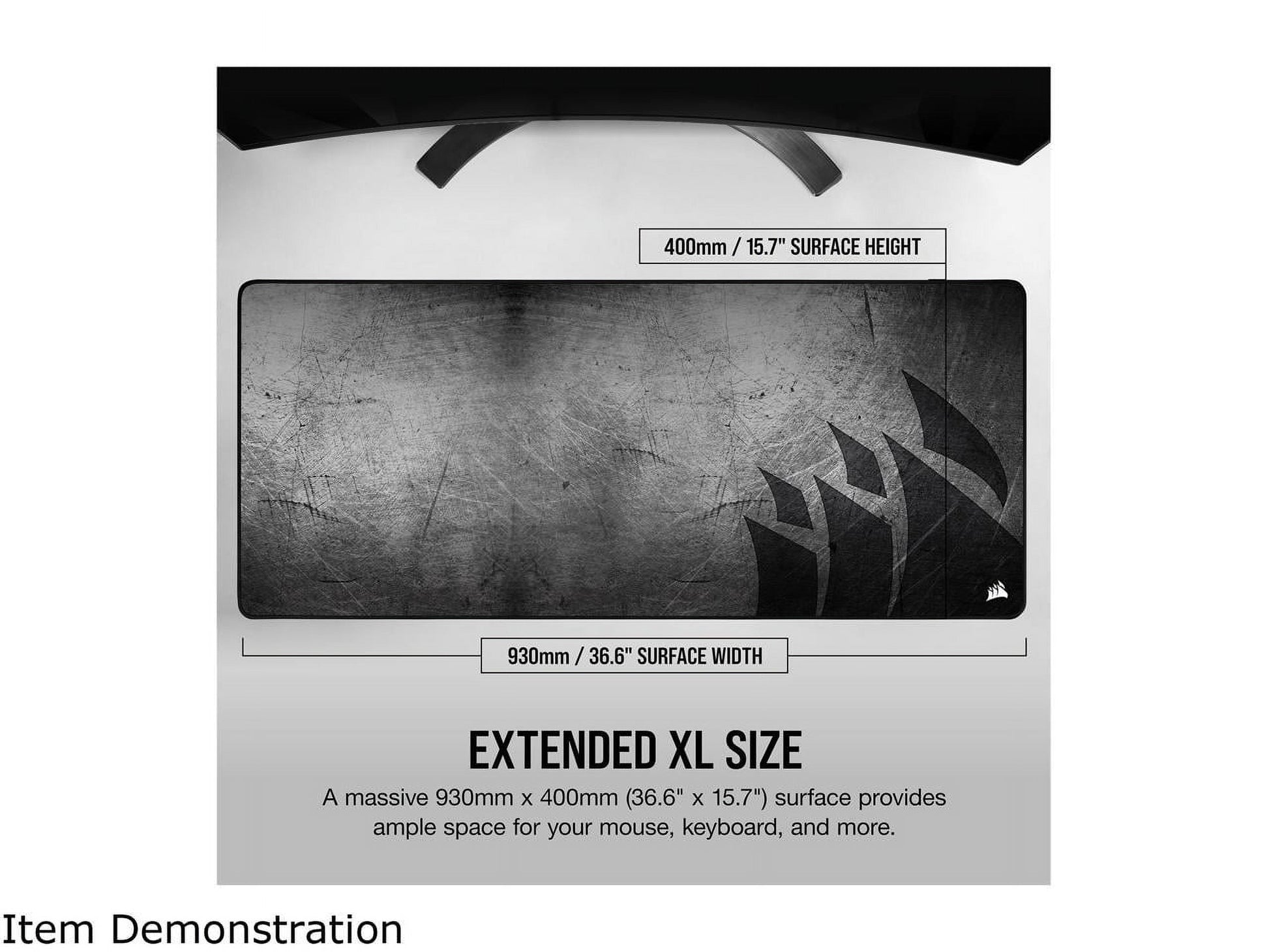 Corsair - MM350 PRO Premium Spill-Proof Cloth Gaming Mouse Pad, Extended XL - Serious Techies