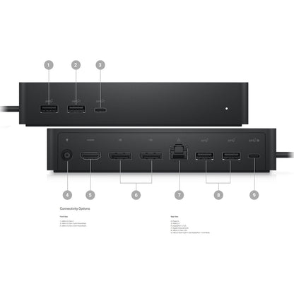 Dell - Universal 10-In-1 Docking Station UD22, Black - Serious Techies