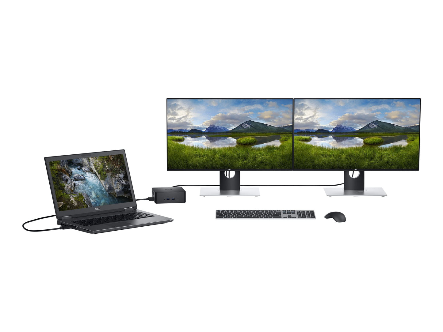 Dual USB-C Thunderbolt Dock TB18DC - Docking Station - USB-C / Thunderbolt 3 - VGA, HDMI, DP, Mini DP, Thunderbolt - Gige - 210 Watt - for Dell Precision 7530, 7730 - Serious Techies