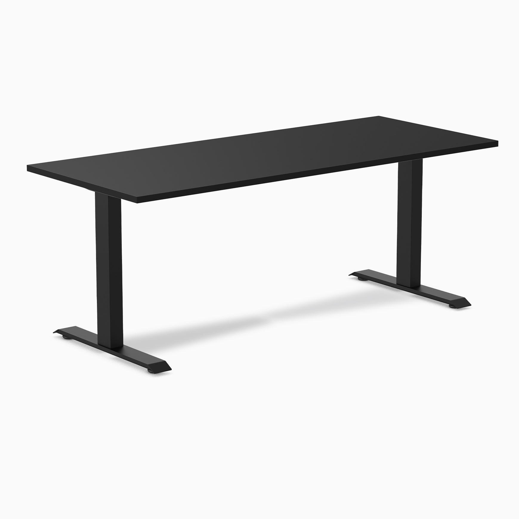 Desky - Zero Laminate Office Desk - Black / Large 70.9 X 29.5 Inches / Matte Black - Serious Techies