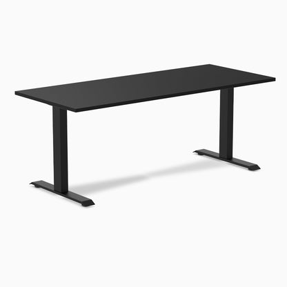 Desky - Zero Laminate Office Desk - Black / Large 70.9 X 29.5 Inches / Matte Black - Serious Techies