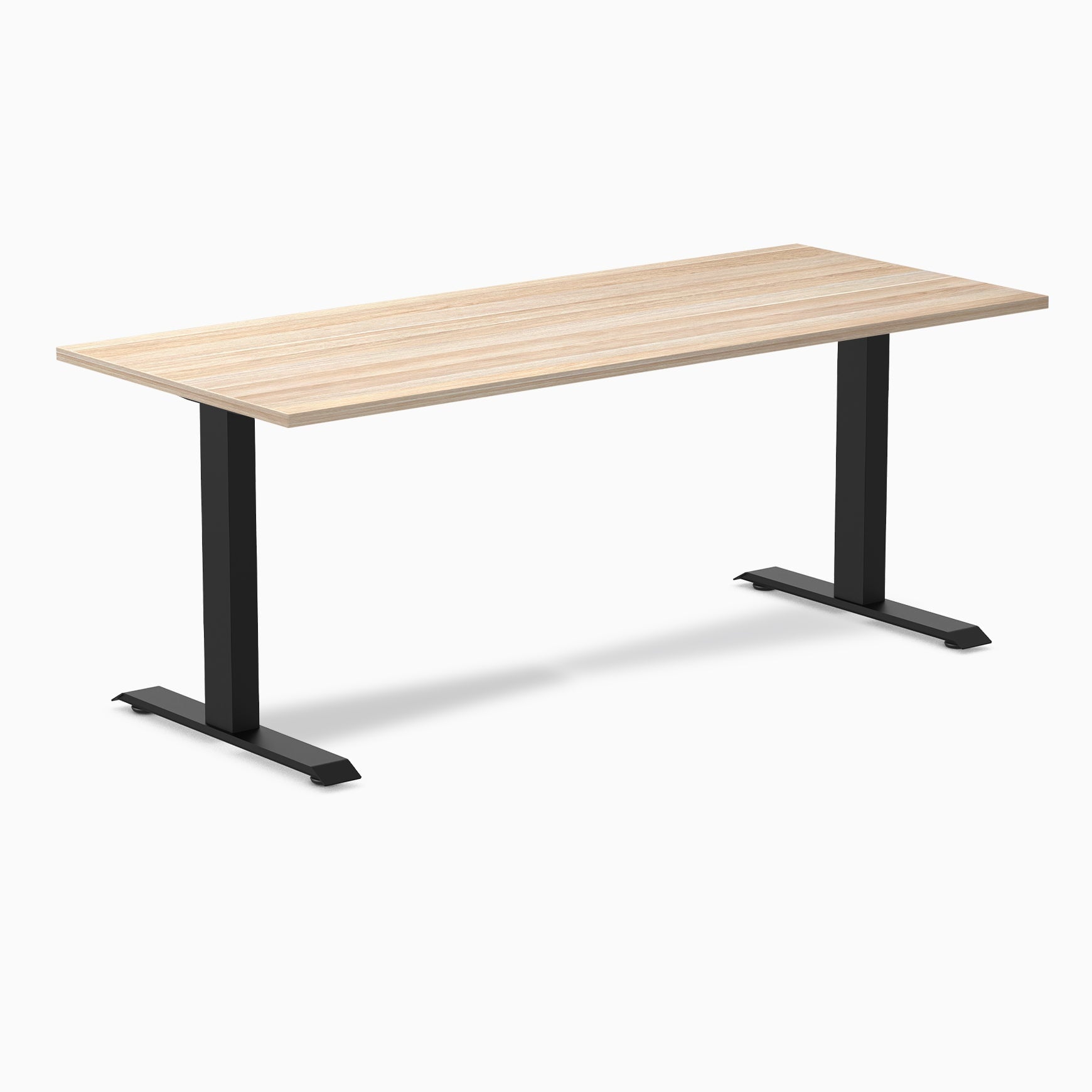 Desky - Zero Laminate Office Desk - Black / Large 70.9 X 29.5 Inches / Matte Black - Serious Techies
